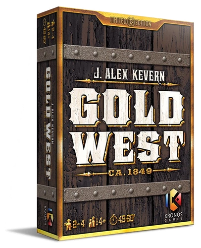 Alle Details zum Brettspiel Gold West und ähnlichen Spielen
