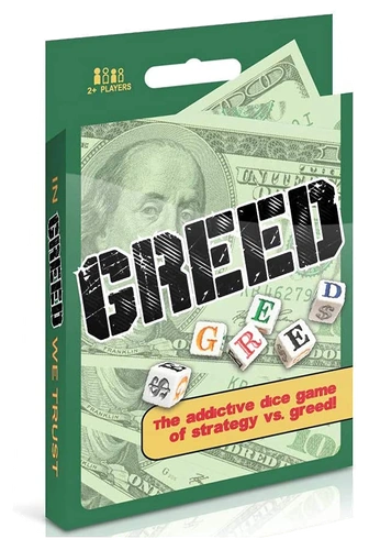Alle Details zum Brettspiel Greed und ähnlichen Spielen