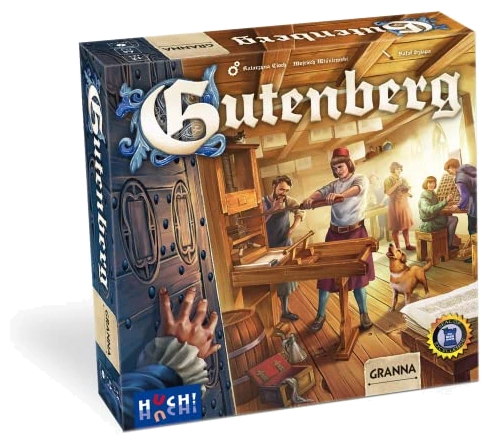 Alle Details zum Brettspiel Gutenberg und ähnlichen Spielen