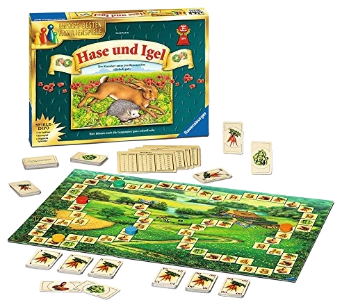 Alle Details zum Brettspiel Hase und Igel (Spiel des Jahres 1979) und ähnlichen Spielen