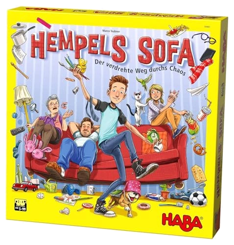 Alle Details zum Brettspiel Hempels Sofa - Der verdrehte Weg durchs Chaos und ähnlichen Spielen