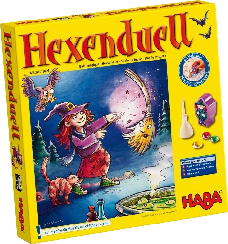 Alle Details zum Brettspiel Hexenduell und ähnlichen Spielen