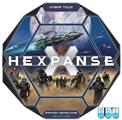 Alle Details zum Brettspiel Hexpanse und ähnlichen Spielen