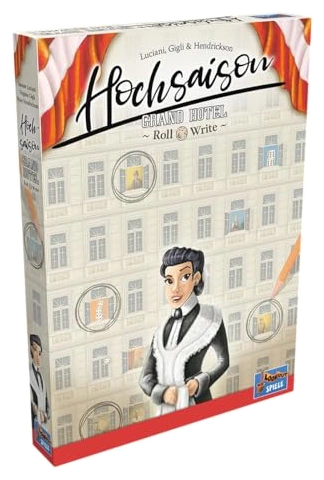 Alle Details zum Brettspiel Hochsaison: Grand Hotel Roll & Write und ähnlichen Spielen