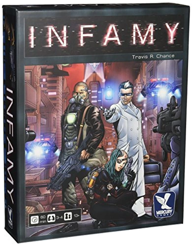 Alle Details zum Brettspiel Infamy und ähnlichen Spielen