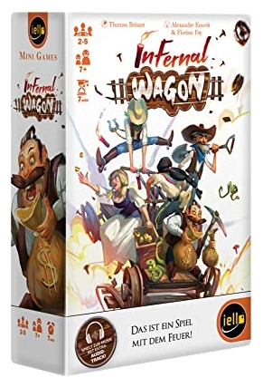 Alle Details zum Brettspiel Infernal Wagon und ähnlichen Spielen