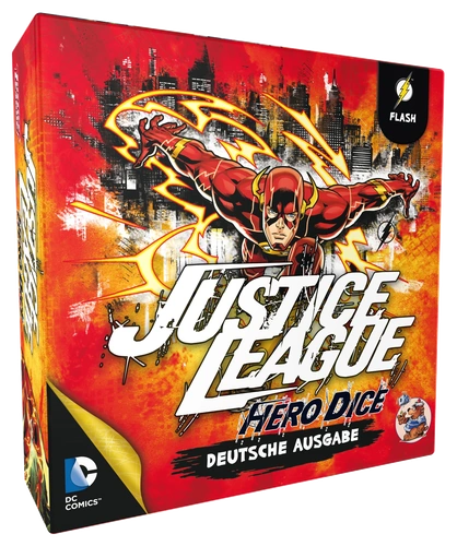 Alle Details zum Brettspiel Justice League: Hero Dice – Flash und ähnlichen Spielen