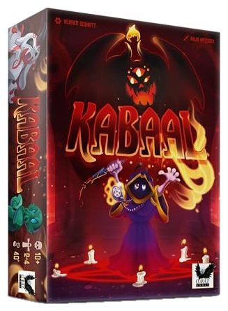 Alle Details zum Brettspiel Kabaal und ähnlichen Spielen