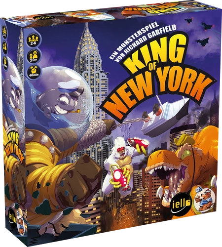 Alle Details zum Brettspiel King of New York und ähnlichen Spielen
