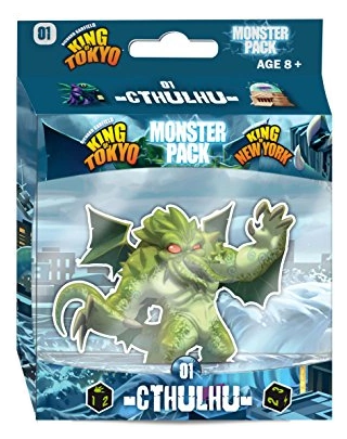 Alle Details zum Brettspiel King of Tokyo/New York: Monster Pack – Cthulhu (Erweiterung) und ähnlichen Spielen