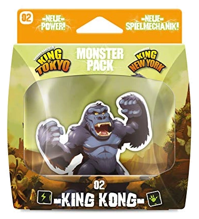 Alle Details zum Brettspiel King of Tokyo/New York: Monster Pack – King Kong (Erweiterung) und ähnlichen Spielen