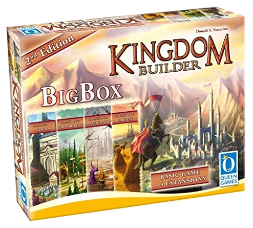 Alle Details zum Brettspiel Kingdom Builder: Big Box (Second Edition, 2017) und ähnlichen Spielen