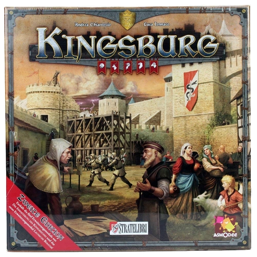 Alle Details zum Brettspiel Kingsburg und ähnlichen Spielen