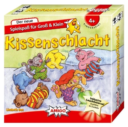 Alle Details zum Brettspiel Kissenschlacht und ähnlichen Spielen