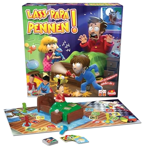 Alle Details zum Brettspiel Laß Papa Pennen! / Pssst! Weck Papa nicht auf! und ähnlichen Spielen