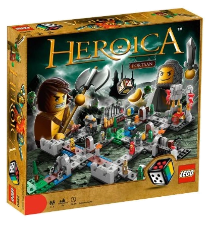 Alle Details zum Brettspiel LEGO Heroica: Die Festung Fortaan und ähnlichen Spielen
