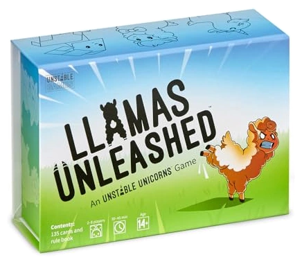 Alle Details zum Brettspiel Llamas Unleashed und ähnlichen Spielen