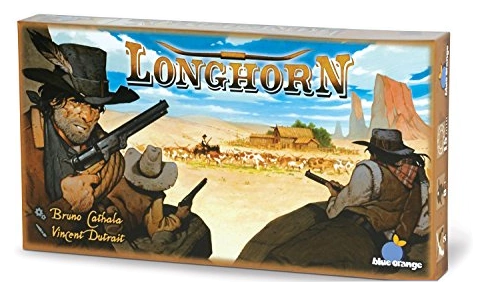 Alle Details zum Brettspiel Longhorn und ähnlichen Spielen