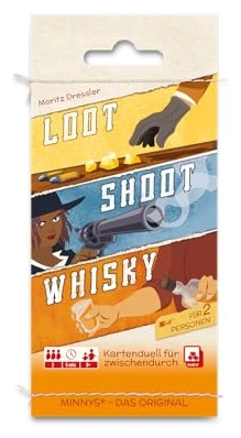 Alle Details zum Brettspiel Loot, Shoot, Whisky und ähnlichen Spielen