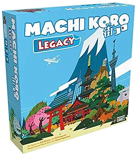 Alle Details zum Brettspiel Machi Koro Legacy und ähnlichen Spielen