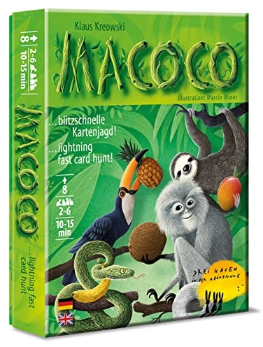 Alle Details zum Brettspiel MACOCO und ähnlichen Spielen