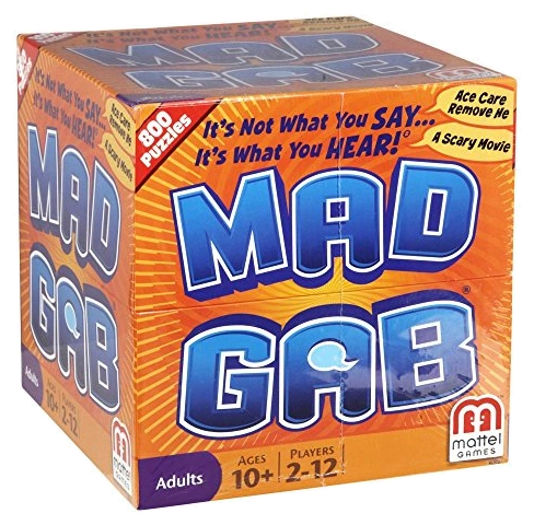 Alle Details zum Brettspiel Mad Gab und ähnlichen Spielen