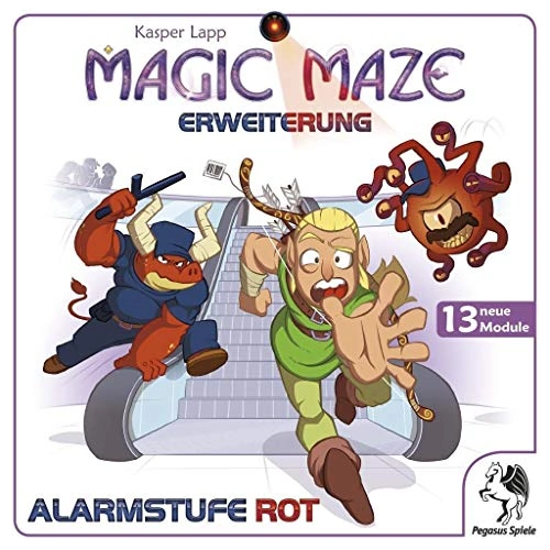 Alle Details zum Brettspiel Magic Maze: Alarmstufe Rot (Erweiterung) und ähnlichen Spielen