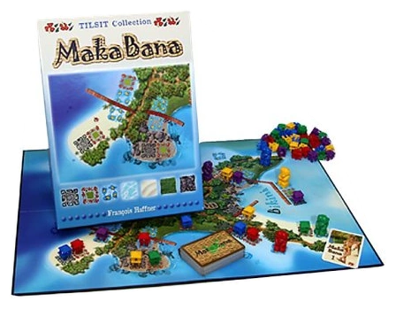 Alle Details zum Brettspiel Maka Bana und ähnlichen Spielen