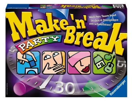 Alle Details zum Brettspiel Make 'n' Break Party und ähnlichen Spielen