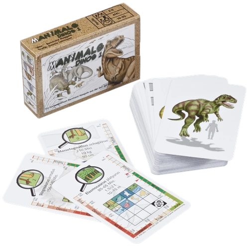 Alle Details zum Brettspiel Manimals: Dinos 1 und ähnlichen Spielen