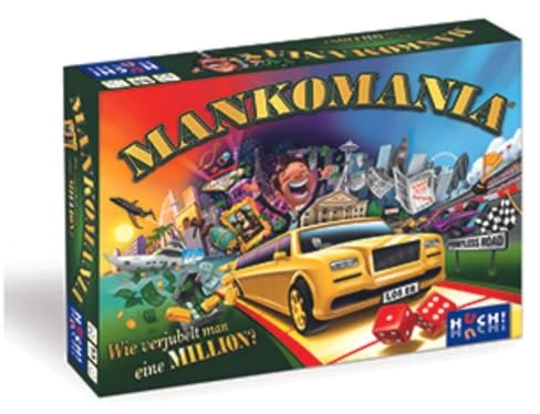 Alle Details zum Brettspiel Mankomania und ähnlichen Spielen