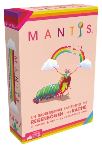 Alle Details zum Brettspiel MANTIS und ähnlichen Spielen