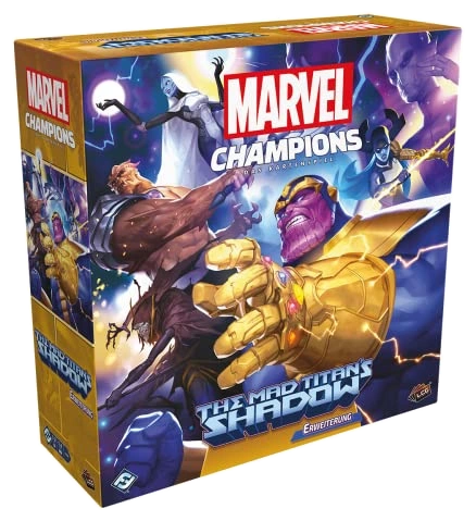 Alle Details zum Brettspiel Marvel Champions: Das Kartenspiel – The Mad Titan's Shadow (Erweiterung) und ähnlichen Spielen