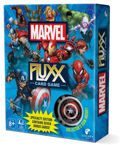 Alle Details zum Brettspiel Marvel Fluxx Kartenspiel und ähnlichen Spielen