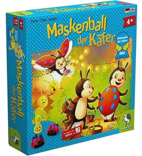Alle Details zum Brettspiel Maskenball der Käfer (Kinderspiel des Jahres 2002) und ähnlichen Spielen