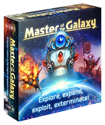 Alle Details zum Brettspiel Master of the Galaxy - Explore, expand, exploit, exterminate! und ähnlichen Spielen