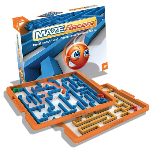 Alle Details zum Brettspiel Maze Racers - Baue! Tausche! Flitze! und ähnlichen Spielen