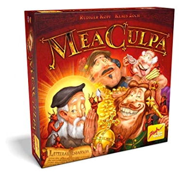 Alle Details zum Brettspiel Mea Culpa und ähnlichen Spielen