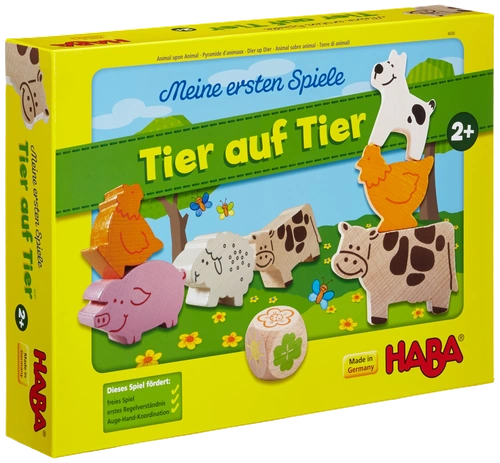 Alle Details zum Brettspiel Meine ersten Spiele: Tier auf Tier und ähnlichen Spielen