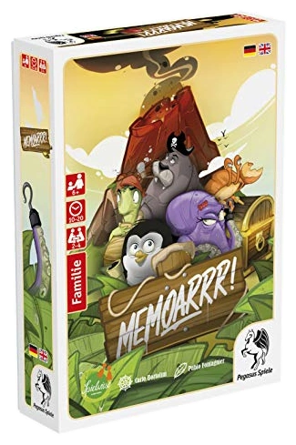 Alle Details zum Brettspiel Memoarrr! (Deutscher Kinderspielpreis 2018 Gewinner) und ähnlichen Spielen