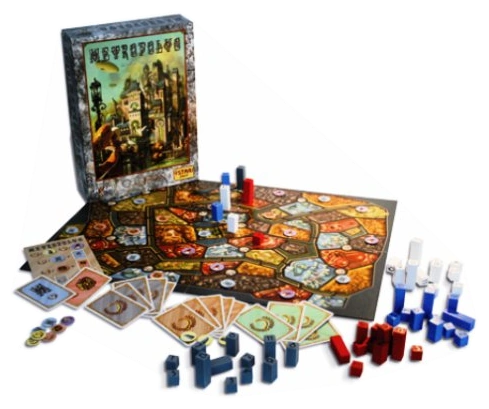 Alle Details zum Brettspiel Metropolys und ähnlichen Spielen