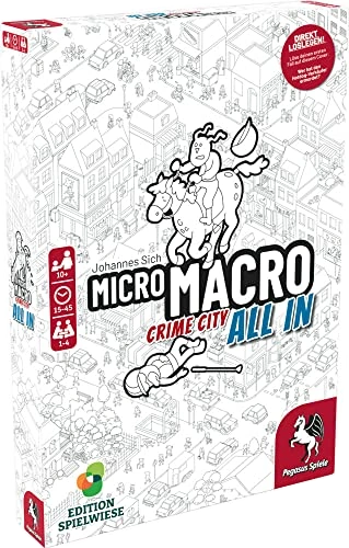 Alle Details zum Brettspiel MicroMacro: Crime City 3 – All In und ähnlichen Spielen