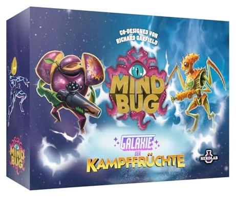 Alle Details zum Brettspiel Mindbug: Galaxie der Kampffrüchte und ähnlichen Spielen