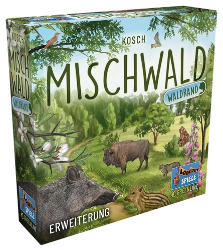 Alle Details zum Brettspiel Mischwald: Waldrand (Erweiterung) und ähnlichen Spielen