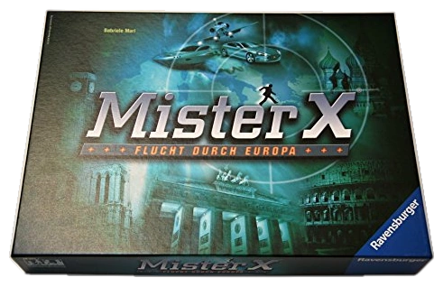 Alle Details zum Brettspiel Mister X: Flucht durch Europa und ähnlichen Spielen