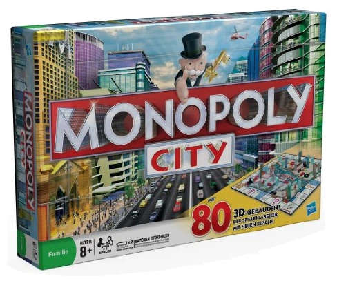 Alle Details zum Brettspiel Monopoly City und ähnlichen Spielen