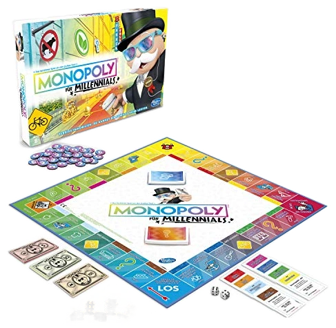 Alle Details zum Brettspiel Monopoly für Millennials und ähnlichen Spielen