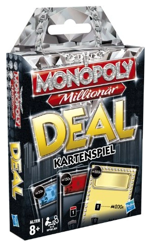 Alle Details zum Brettspiel Monopoly Millionär Deal Kartenspiel und ähnlichen Spielen