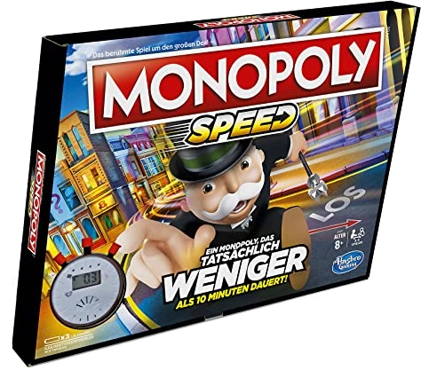 Alle Details zum Brettspiel Monopoly Speed und ähnlichen Spielen
