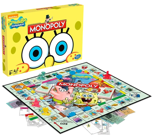 Alle Details zum Brettspiel Monopoly: Spongebob Schwammkopf und ähnlichen Spielen
